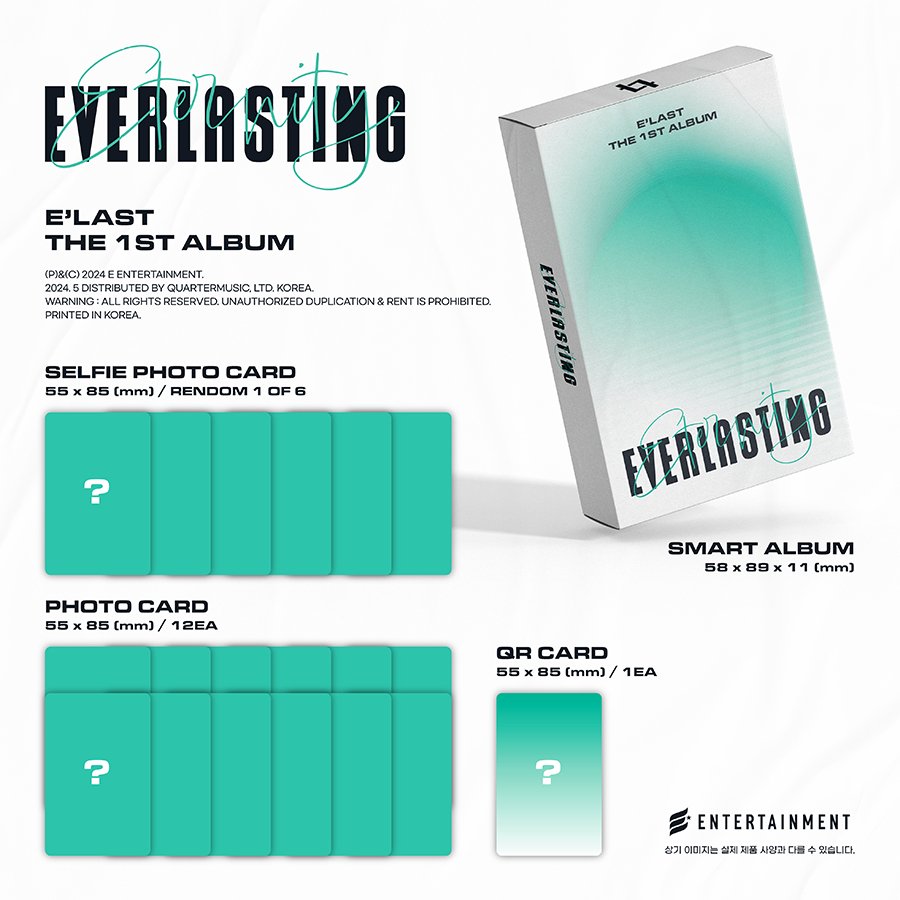 E'LAST - EVERLASTING [Smart Album - Version Choice - KPop Idol