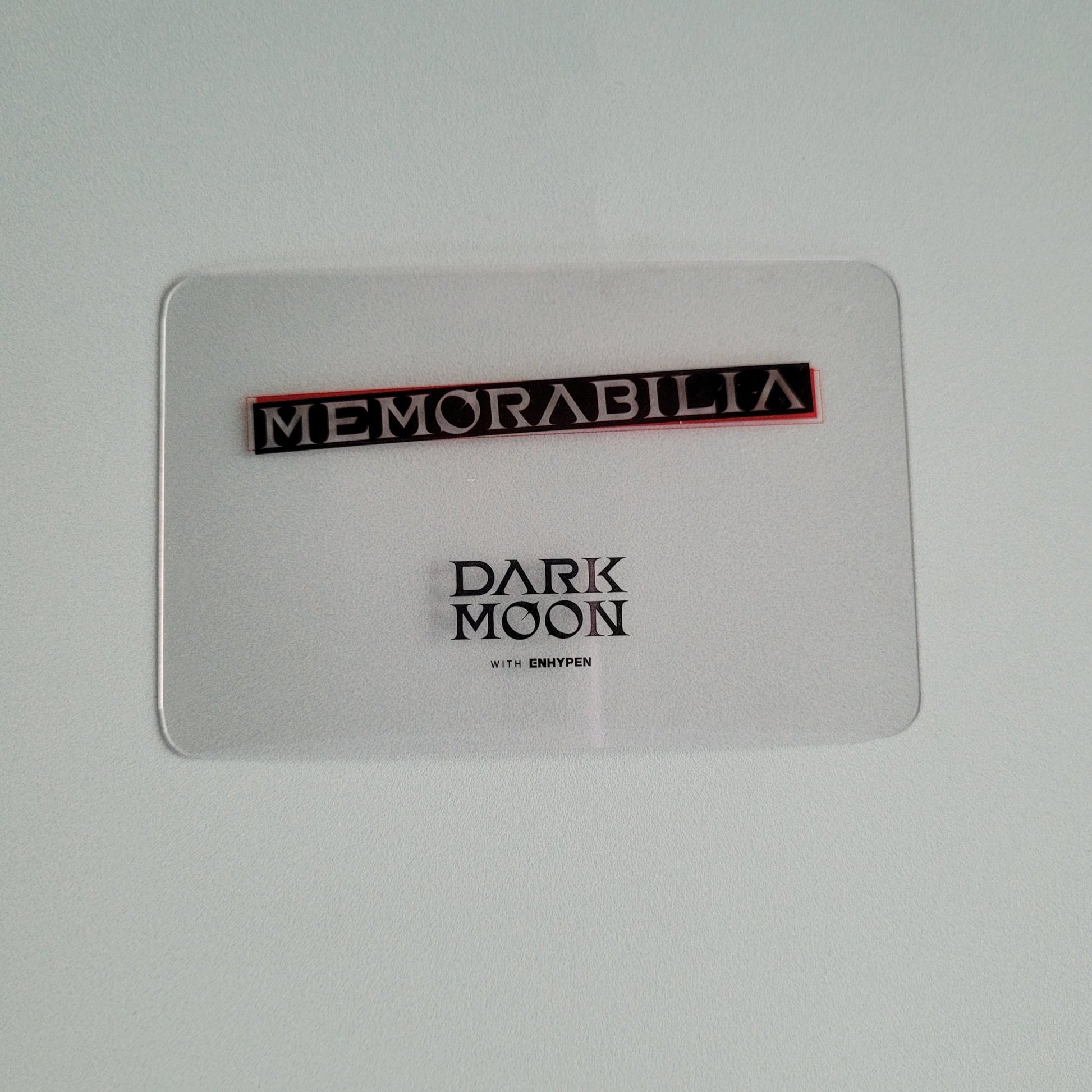 Enhypen Dark Moon: Memorabilia POB: Music Korea Clear Card - KPop Idol
