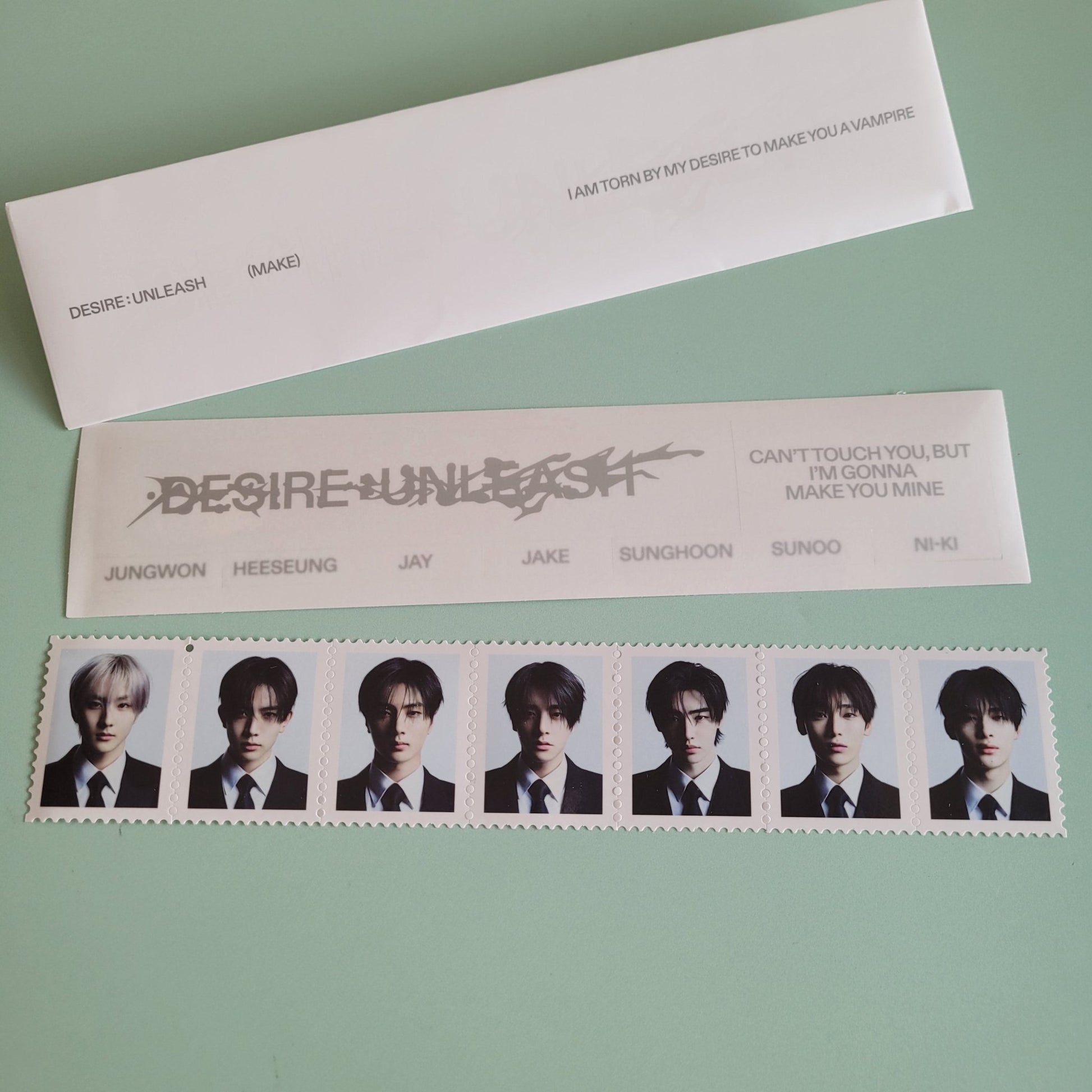Enhypen - Desire:Unleash Sticker and Stamp Set - Make Version - KPop Idol