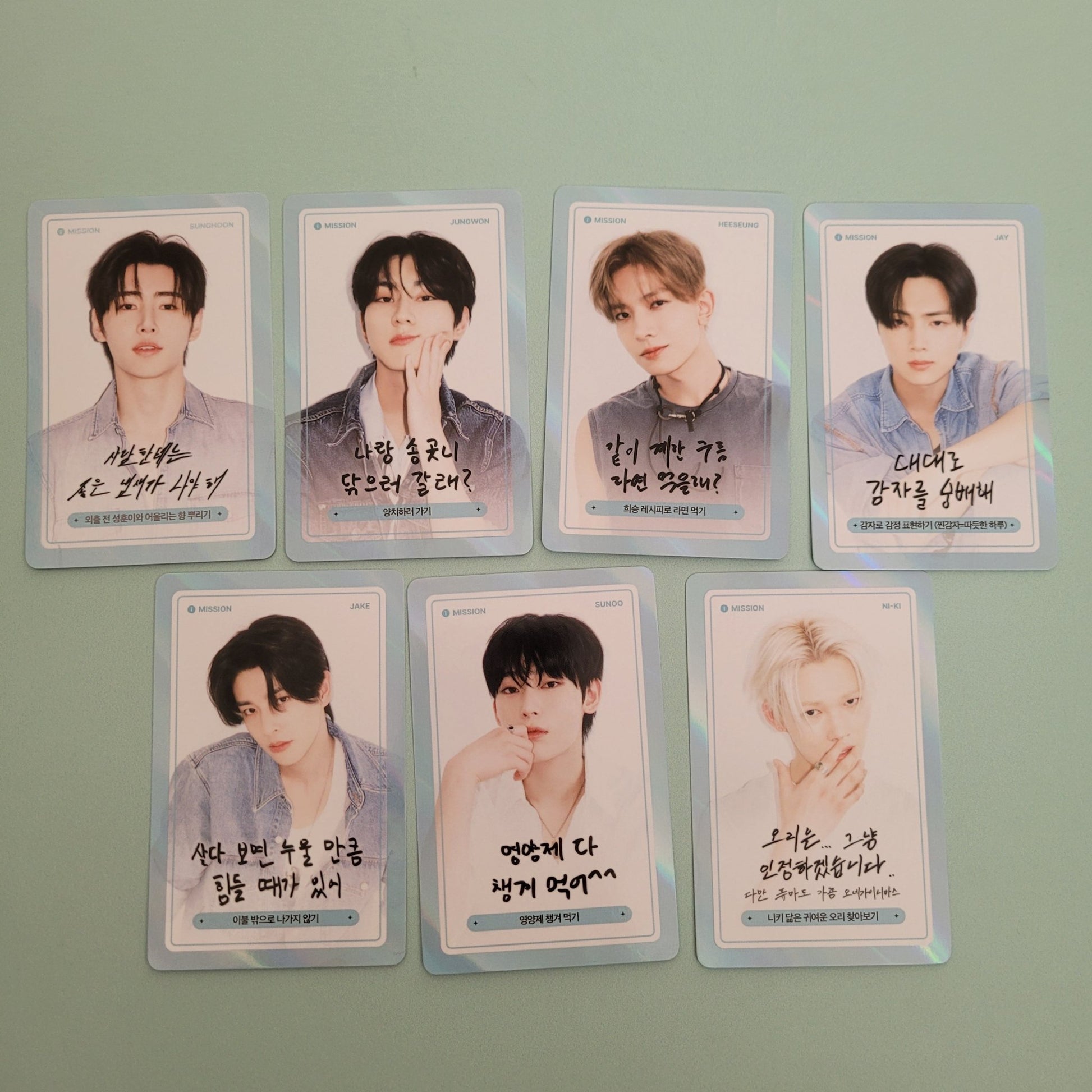 Enhypen - Dicon N30 Special Edition - Golden Age Holo Photocard - KPop Idol