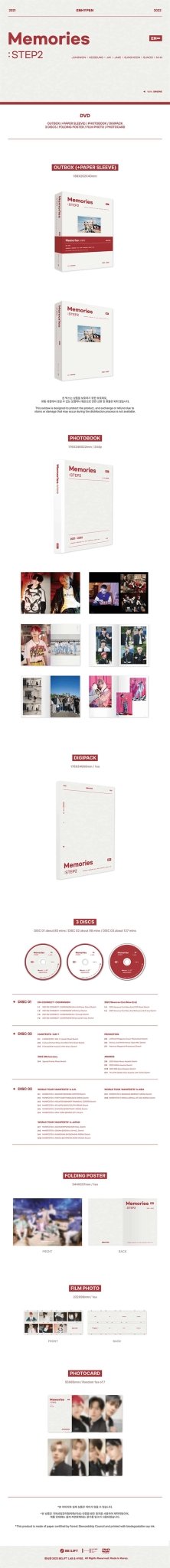 Enhypen - Memories Step 2 DVD - KPop Idol