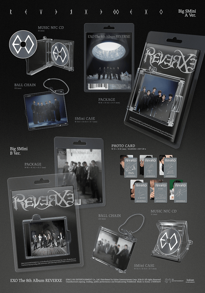 EXO - Reverxe Big SMini Version - KPop Idol