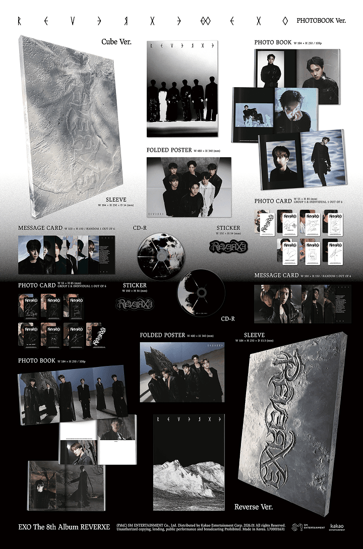 EXO - Reverxe Photobook Version (random cover) - KPop Idol