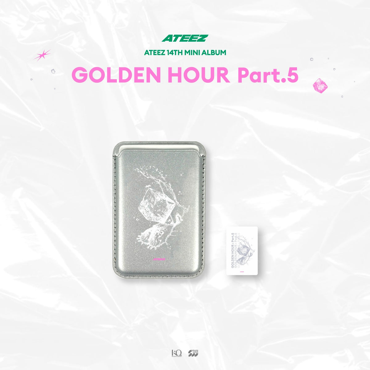 (Pre Order) ATEEZ - Golden Hour Pt.5 Pop-Up Official MD: MAGNETIC CARD CASE