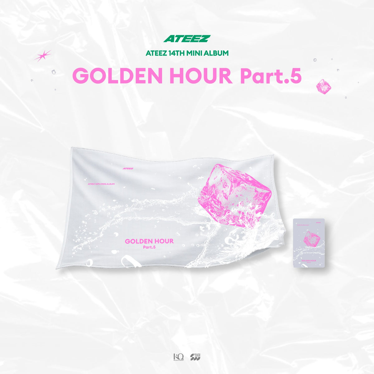 (Pre Order) ATEEZ - Golden Hour Pt.5 Pop-Up Official MD: SLOGAN TOWEL