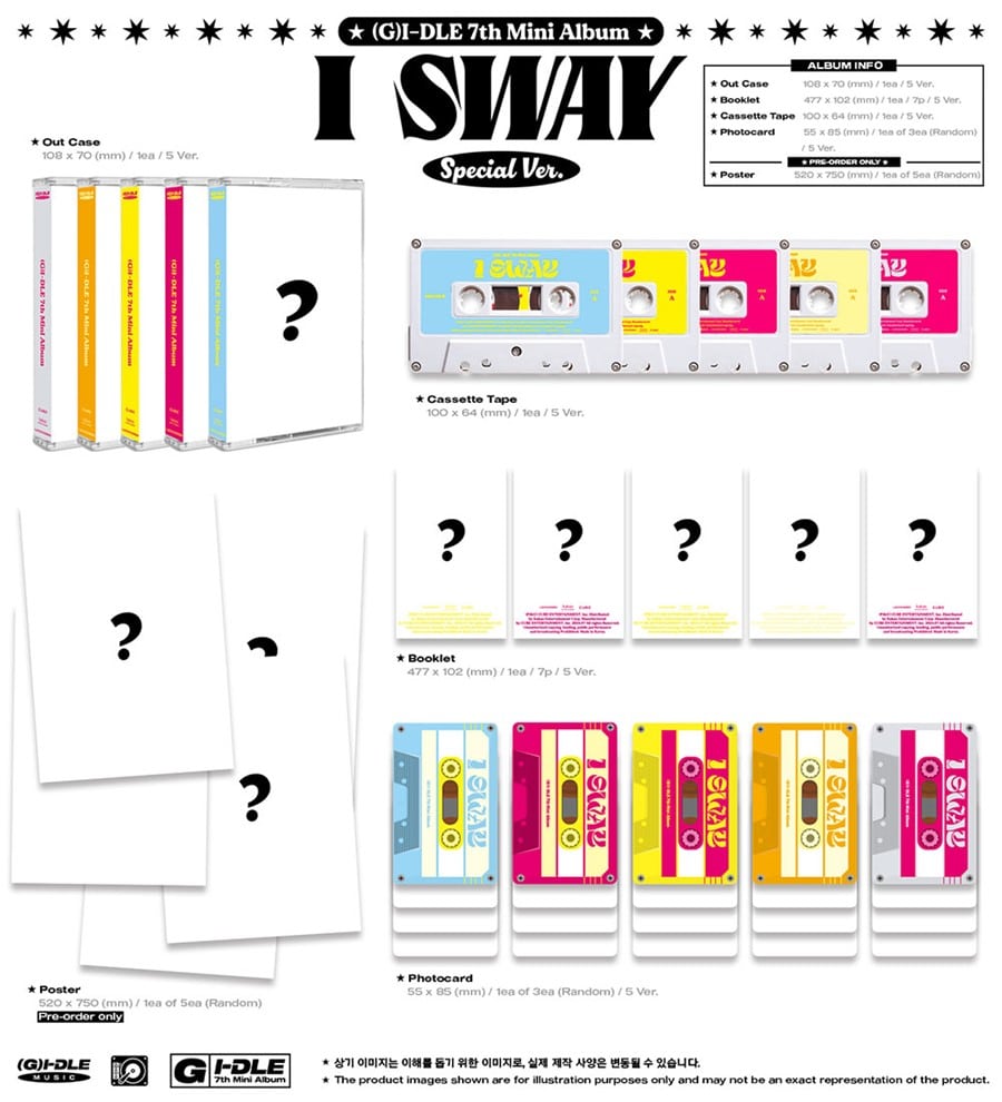 (Pre Order) (G)I-dle I Sway Special Album (Version Choice)