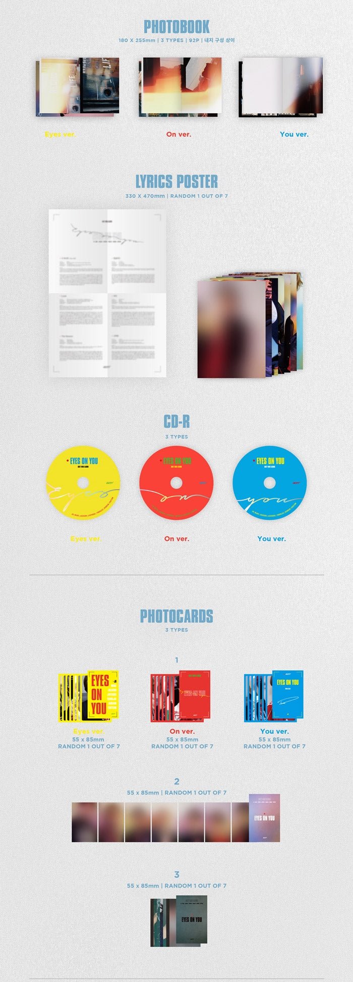 GOT7 - Eyes on You (version choice) - KPop Idol