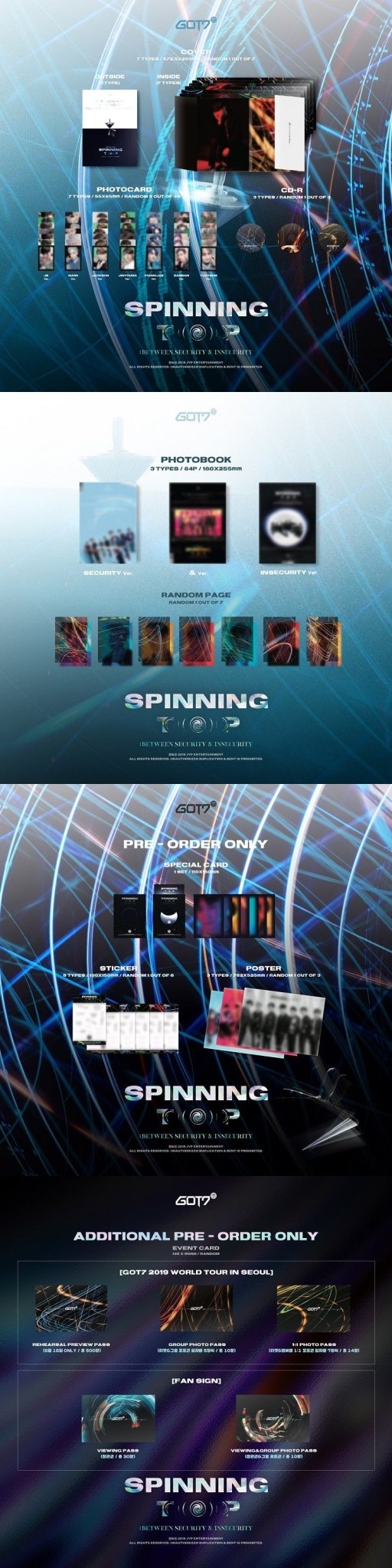 GOT7 - Spinning Top (version choice) - KPop Idol