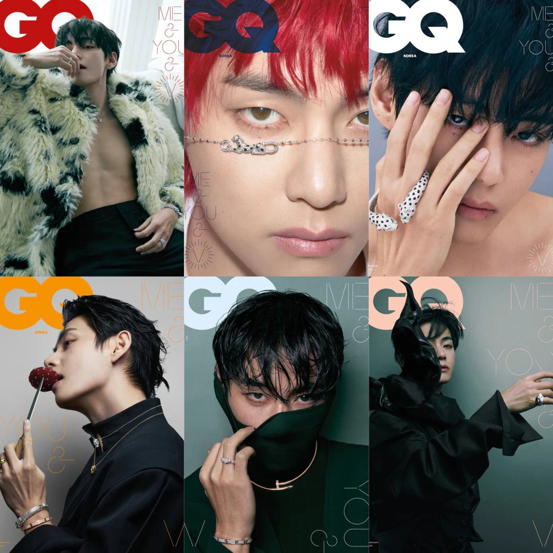 GQ Korea Magazine FEB26. Cover: V of BTS - KPop Idol