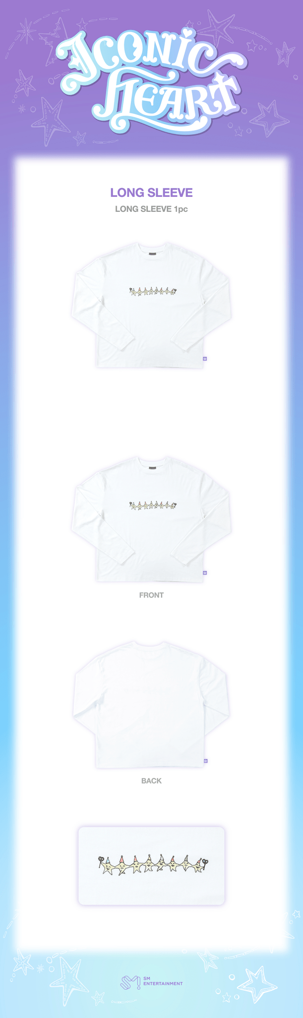 ⏳ Hearts2Hearts - Iconic Heart Official MD: LONG SLEEVE - KPop Idol