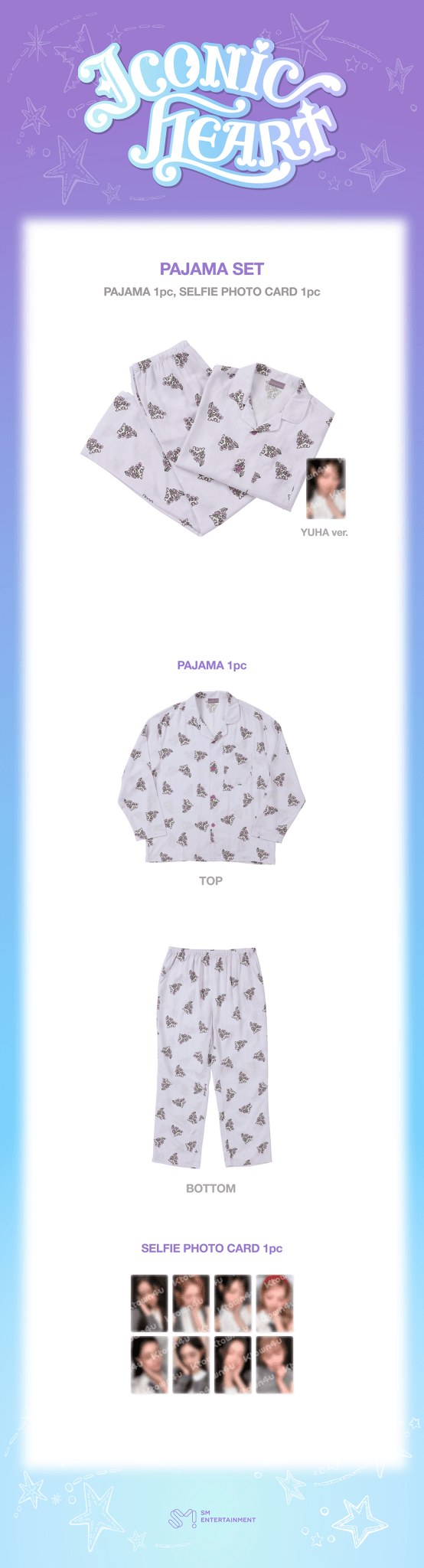 ⏳ Hearts2Hearts - Iconic Heart Official MD: PAJAMA SET - KPop Idol
