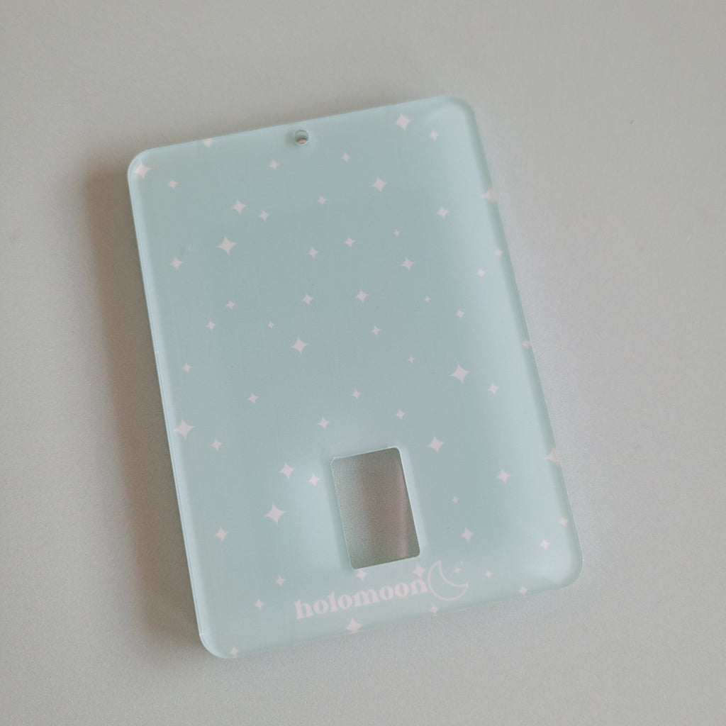 Holo Moon: Green Celestial Photocard Holder - KPop Idol