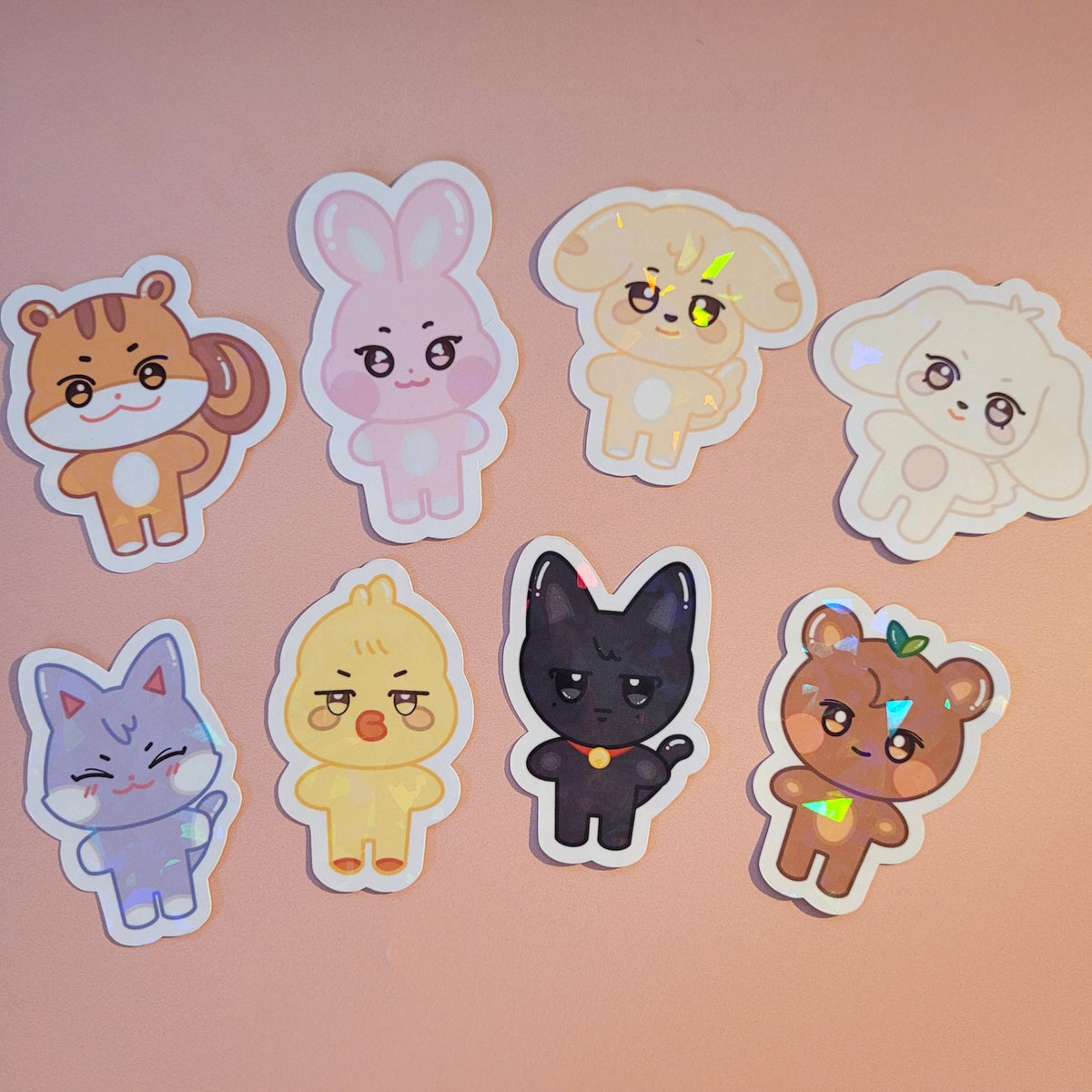 Holo Moon Stationery ✨ Holographic Sticker Set - ANITEEZ - KPop Idol