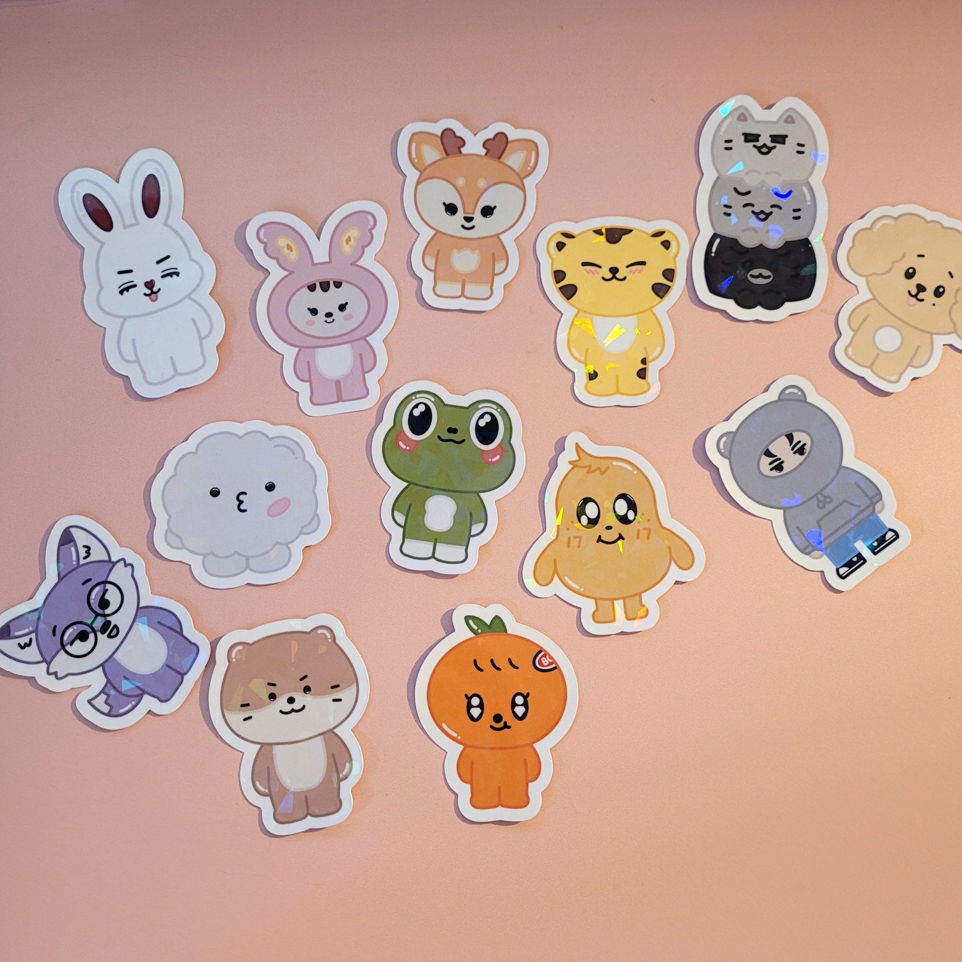 Holo Moon Stationery ✨ Holographic Sticker Set - MINITEEN - KPop Idol