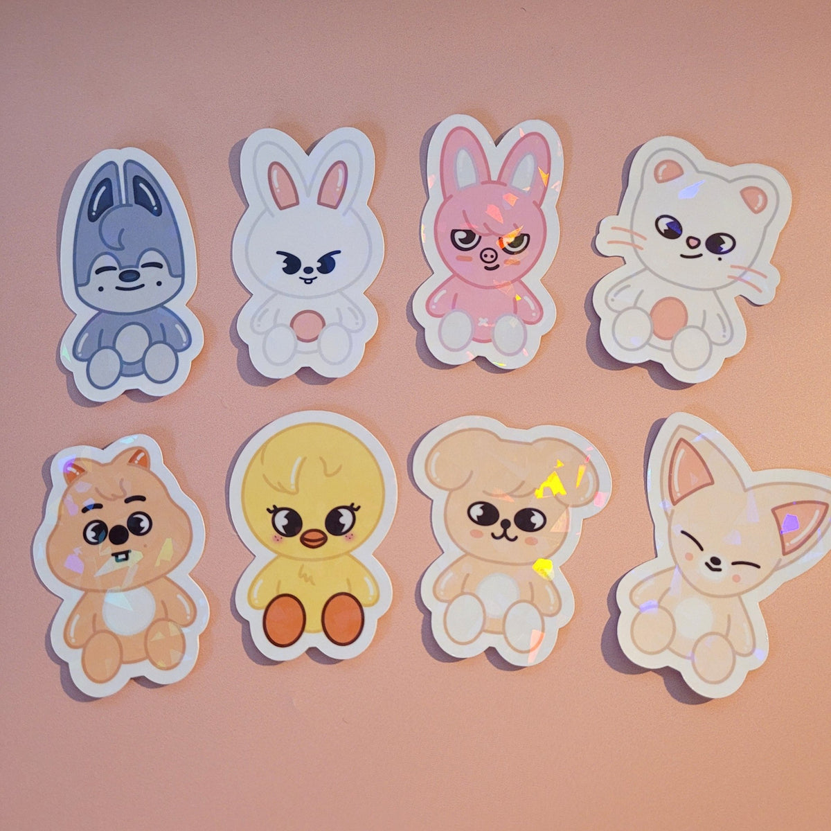 Holo Moon Stationery ✨ Holographic Sticker Set - SKZOO - KPop Idol