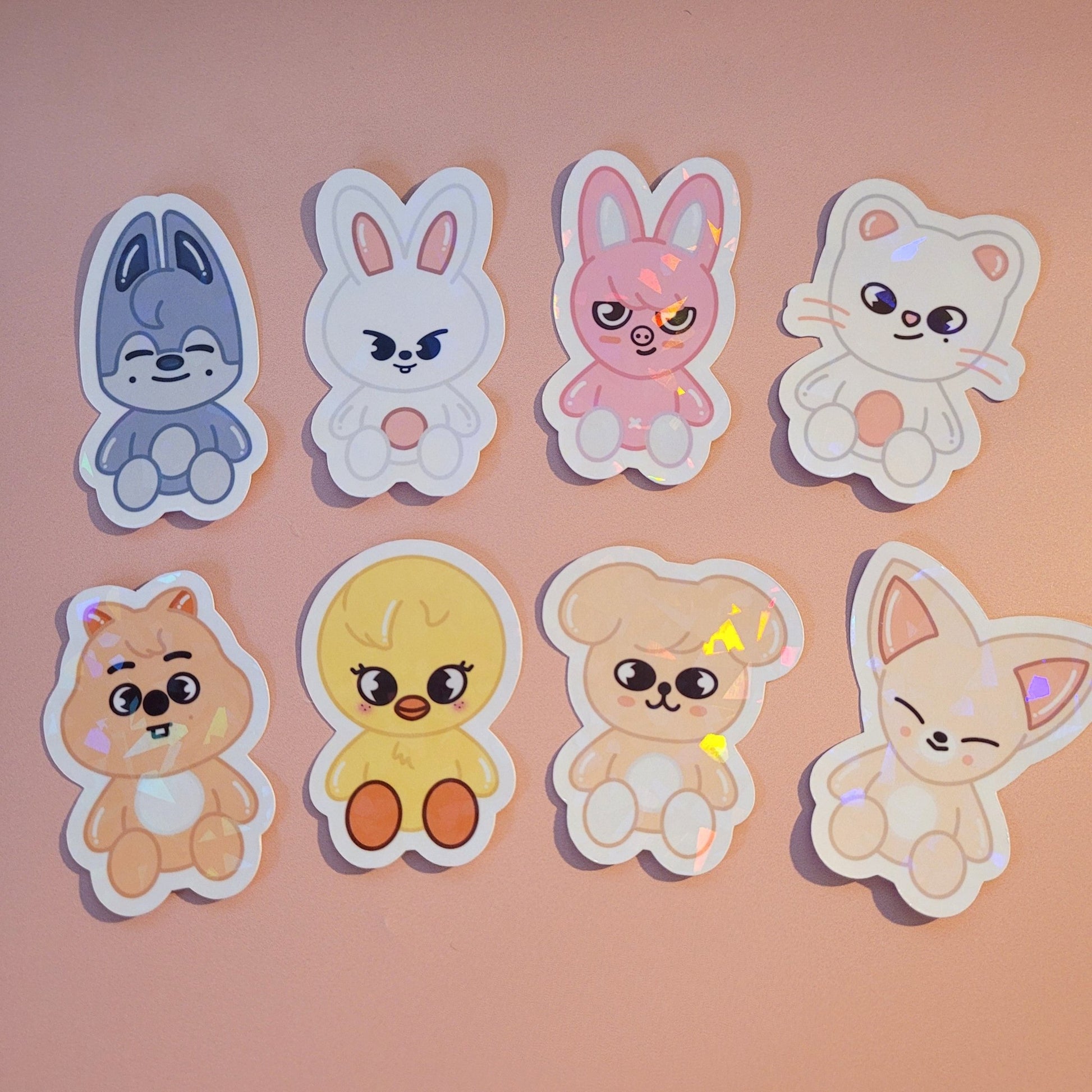 Holo Moon Stationery ✨ Holographic Sticker Set - SKZOO - KPop Idol