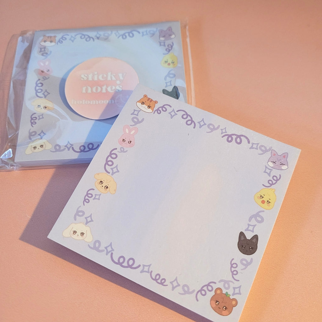 Holo Moon Stationery ✨Sticky Notes - ANITEEZ - KPop Idol