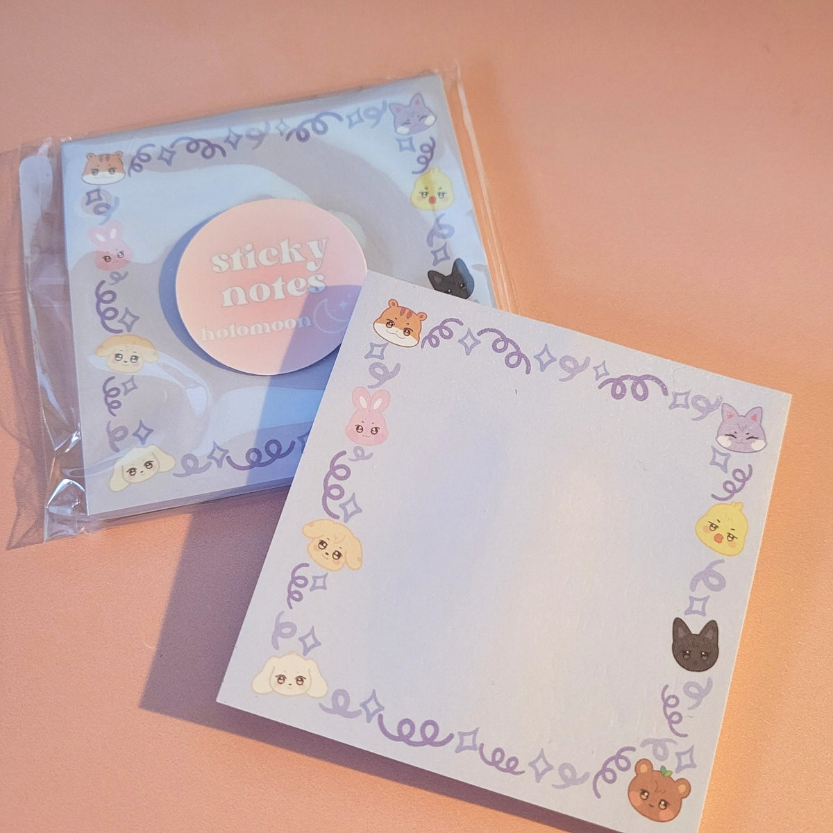 Holo Moon Stationery ✨Sticky Notes - ANITEEZ - KPop Idol