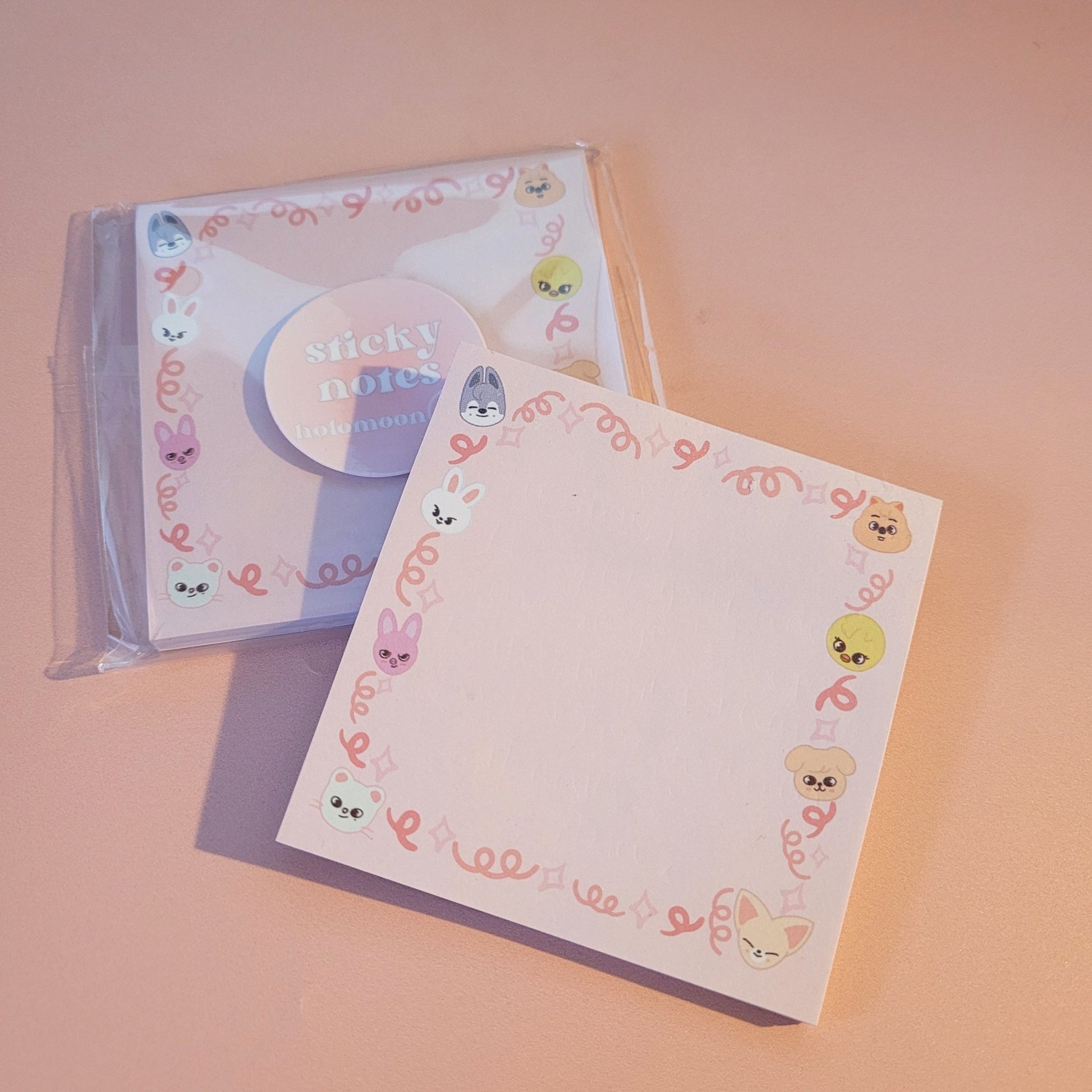 Holo Moon Stationery ✨Sticky Notes - SKZOO - KPop Idol