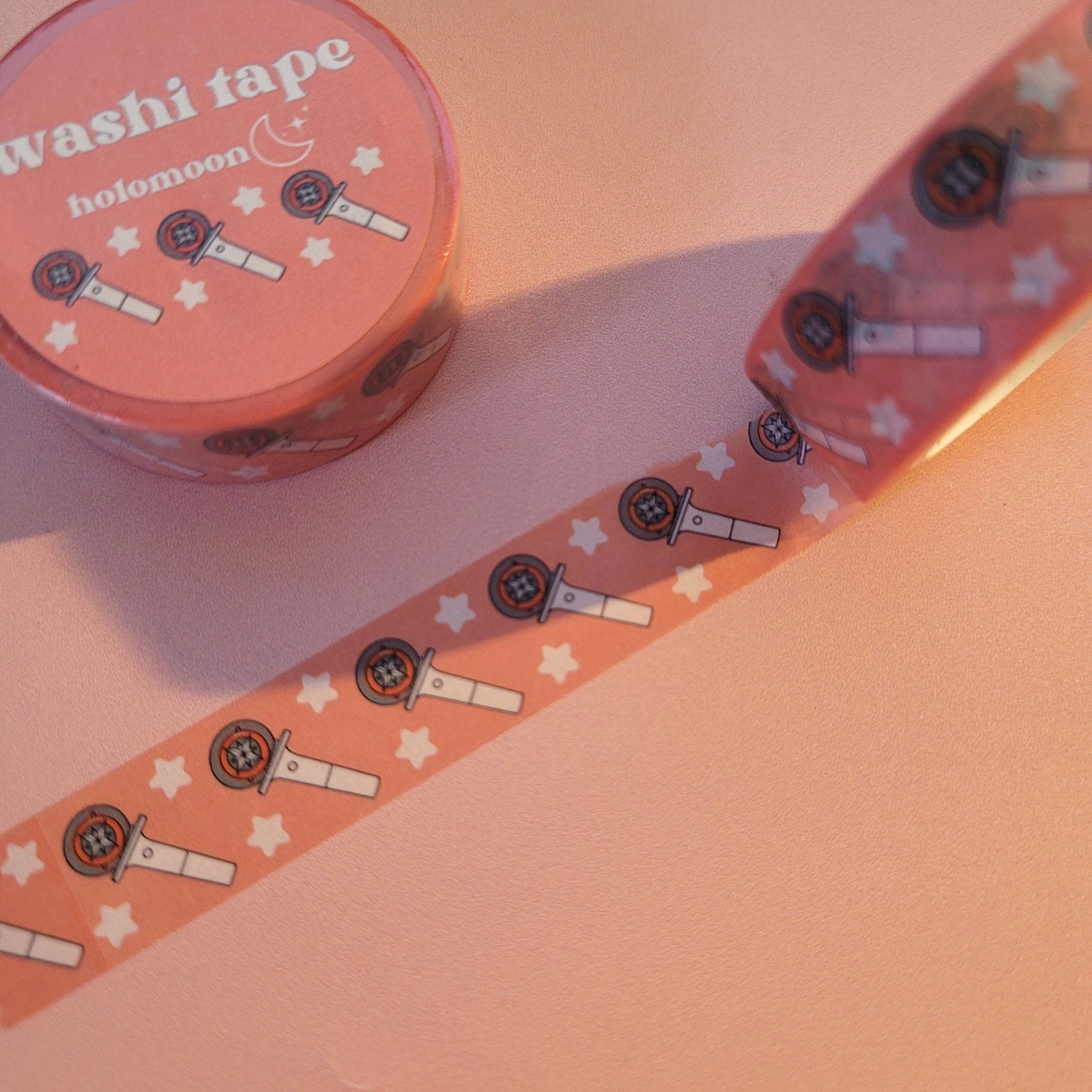 Holo Moon Stationery ✨Washi Tape - Stray Kids Lightstick - KPop Idol