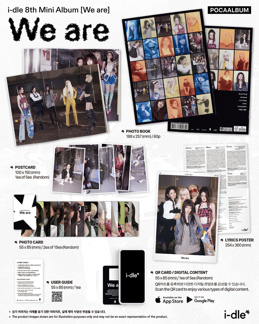 i - dle We Are Album Poca Album - KPop Idol
