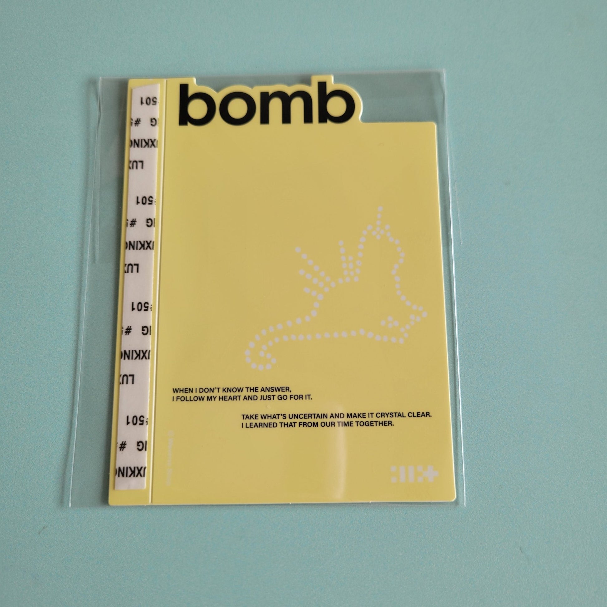 Illit - Bomb: Weverse POB - Bomb Bookmark - KPop Idol