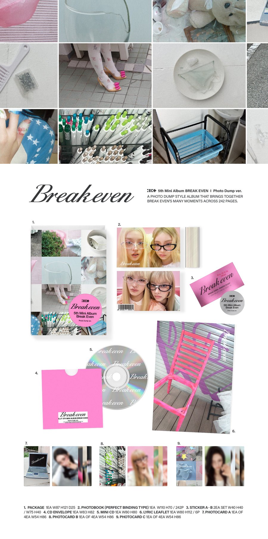 ⏳ ILLIT - Break Even: Photo Dump Ver. - KPop Idol