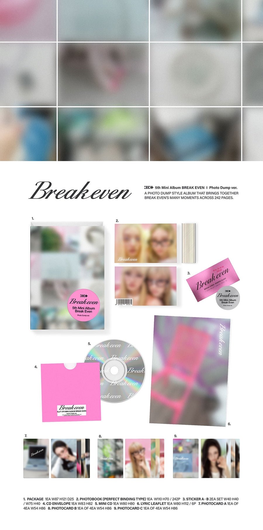 ⏳ ILLIT - Break Even: Photo Dump Ver. - KPop Idol
