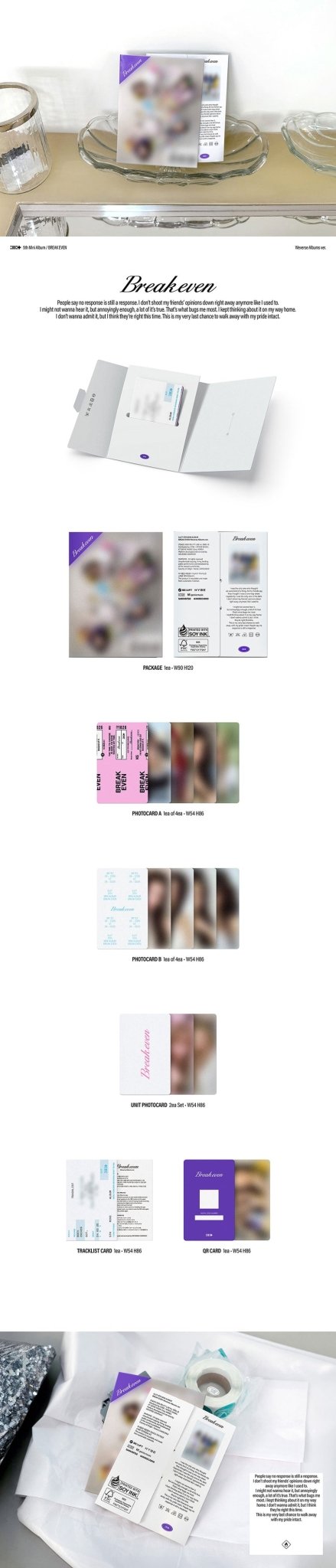 ⏳ ILLIT - Break Even: Weverse Album - KPop Idol