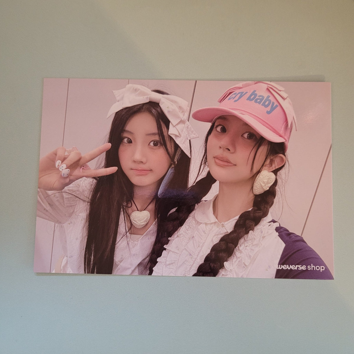 ILLIT - Not Cute Anymore POB: Weverse Shop Photo Postcard - Wonhee & Minju - KPop Idol