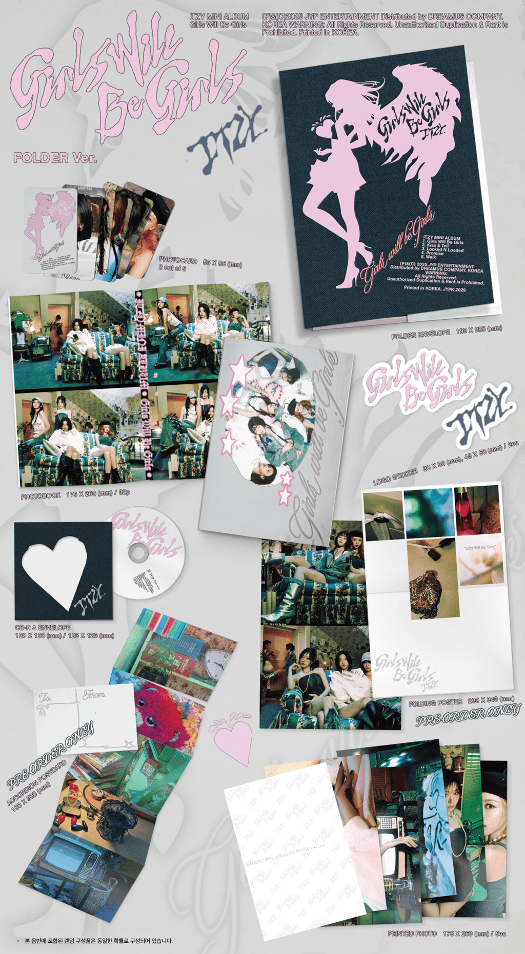 ITZY - Girls will be Girls Folder Version - KPop Idol