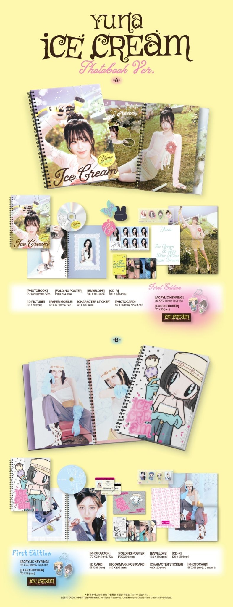 ITZY Yuna - Ice Cream: Photobook ver. - KPop Idol