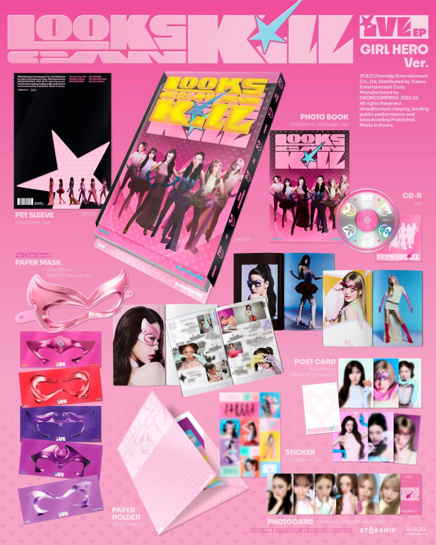⏳ IVE - Looks Can Kill: Standard Ver. - KPop Idol