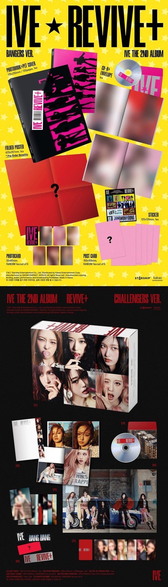IVE - REVIVE + Bangers ver/Challengers ver - KPop Idol