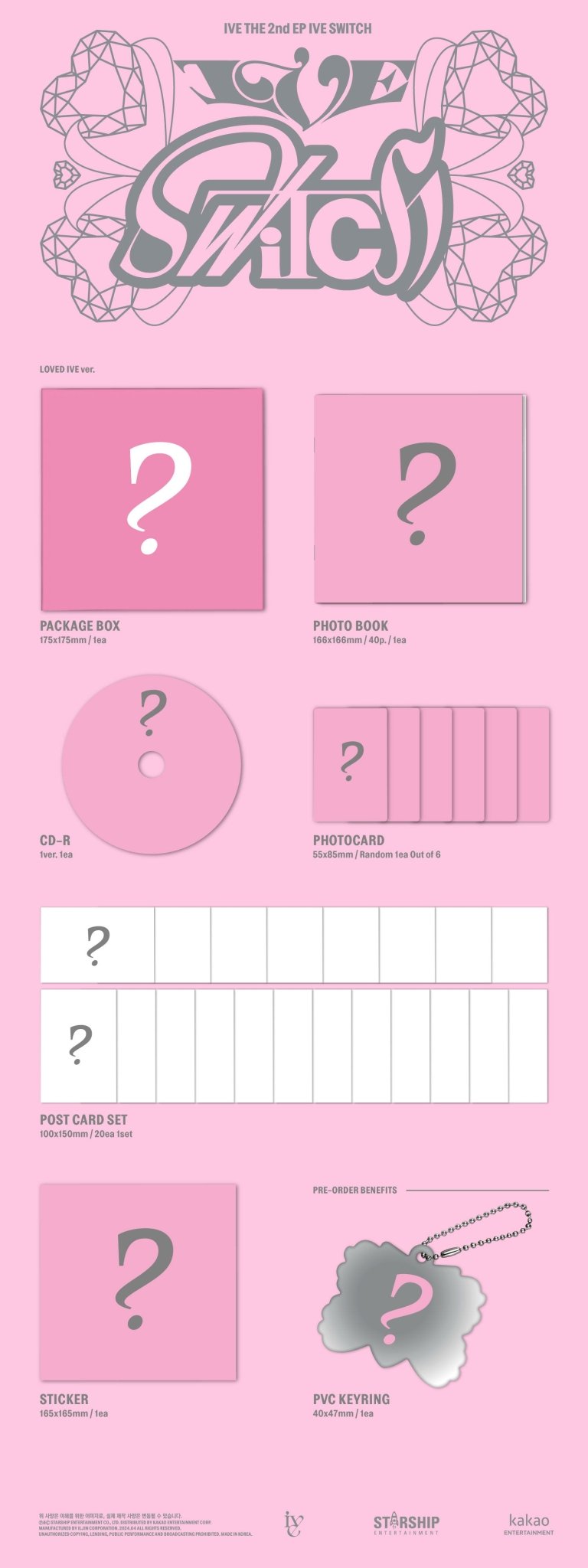 IVE - THE 2nd EP : IVE SWITCH (Version Choice) - KPop Idol