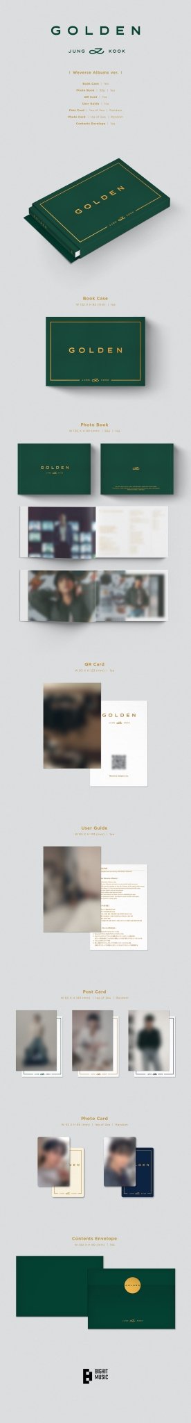 Jung Kook - GOLDEN (Weverse Ver.) - KPop Idol