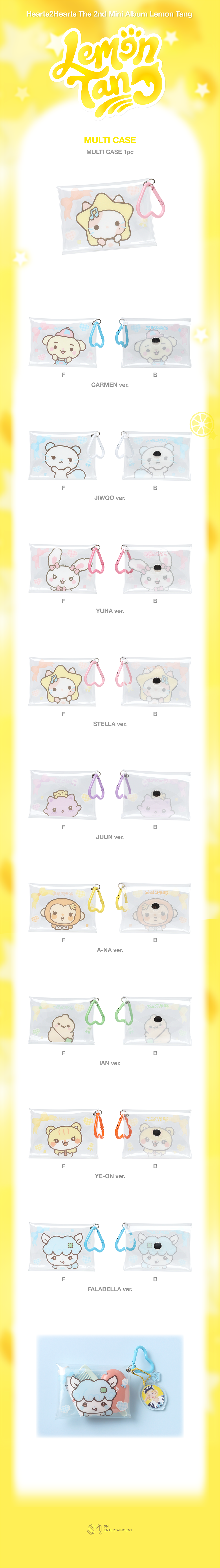 (Pre Order) Hearts2Hearts - Lemon Tang Pop Up Official MD: MULTI CASE