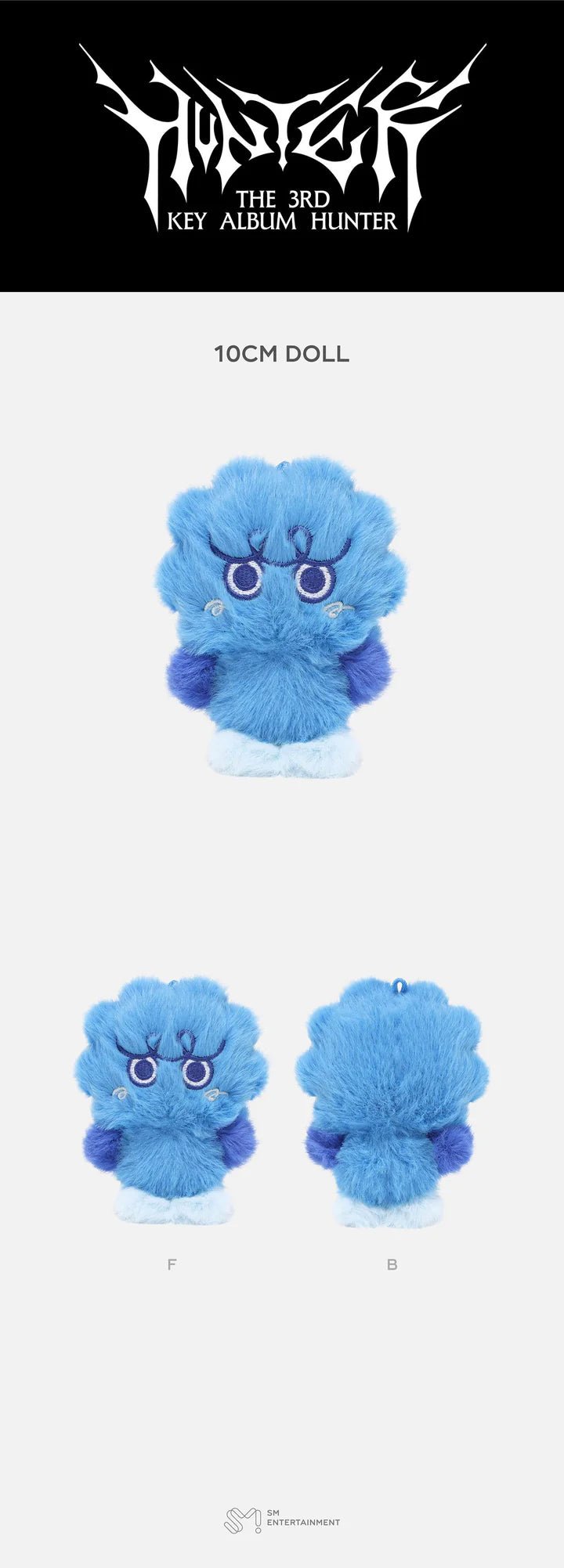 KEY - Hunter Official MD: 10cm BOK- SILLee Hunter Ver. - KPop Idol