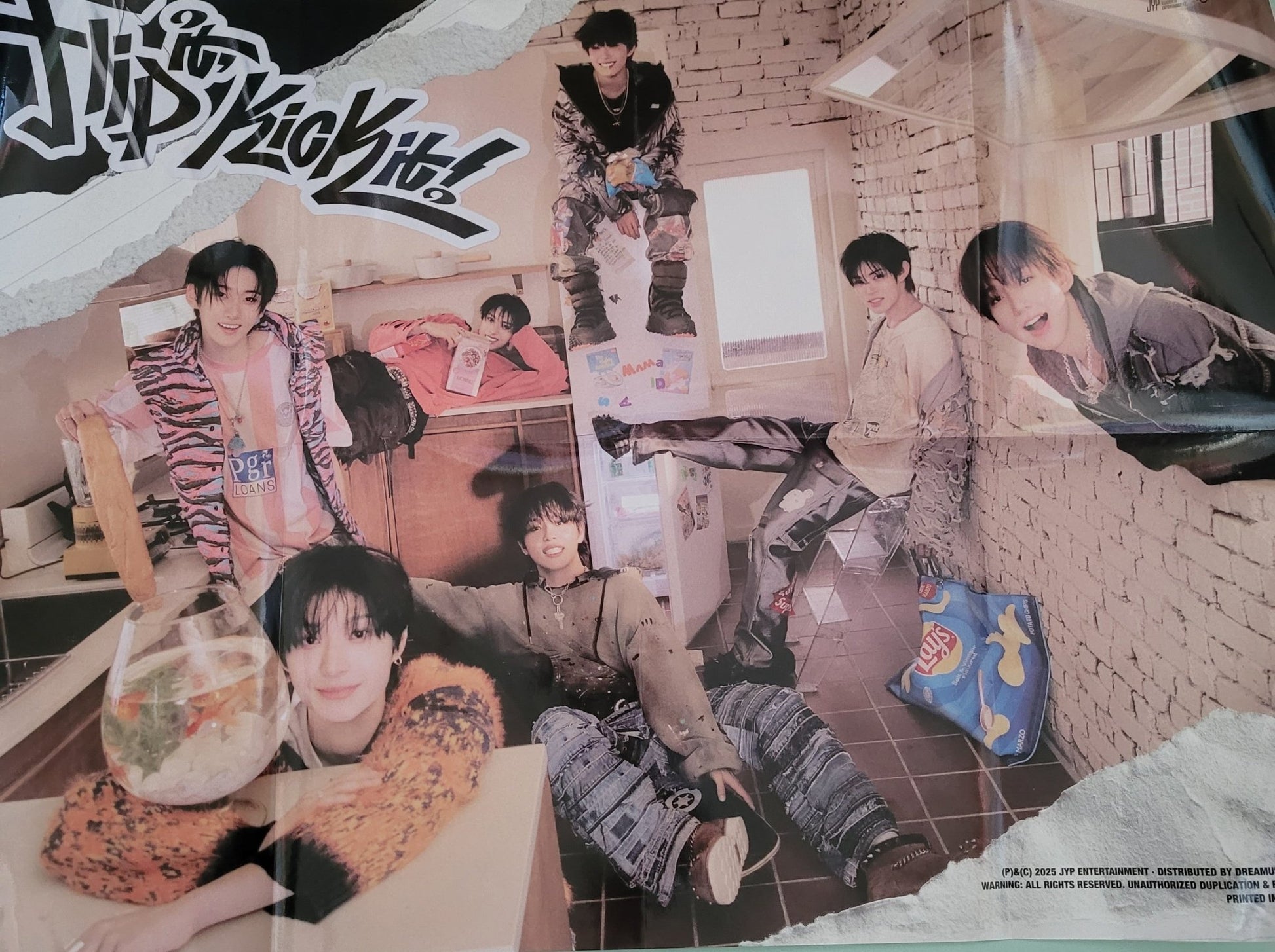 KickFlip - Flip It, Kick It Large Poster Style B - KPop Idol