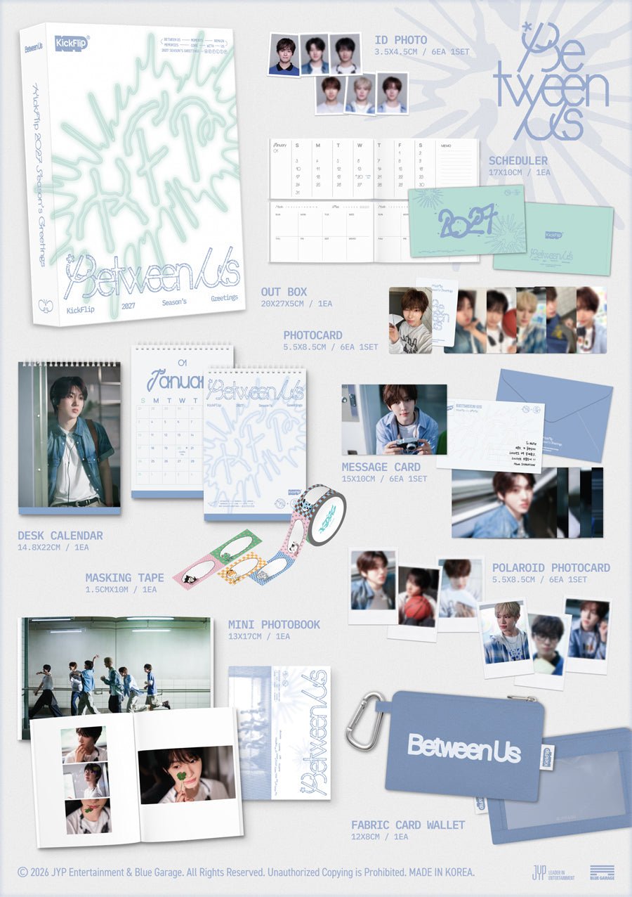 ⏳KickFlip - Season's Greetings 2027: Between Us - KPop Idol