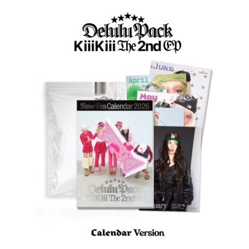 KiiiKiii - Delulu Pack Calendar Version - KPop Idol