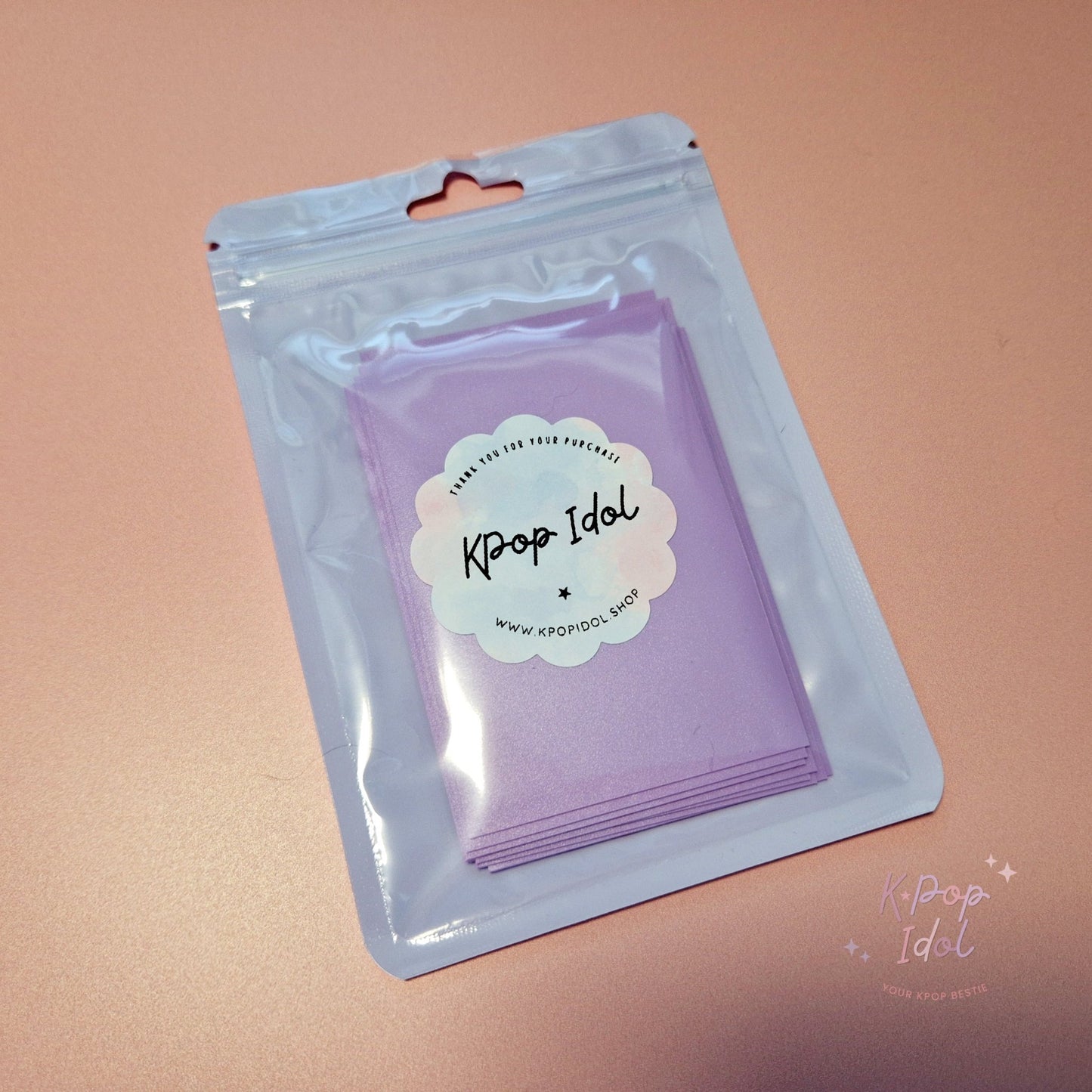 KPop Idol 20 Coloured Sleeves - Parma Violet - KPop Idol