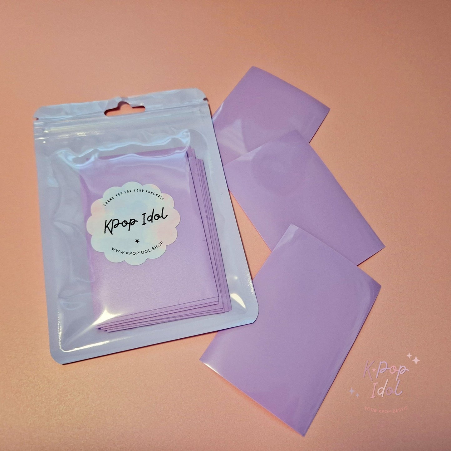 KPop Idol 20 Coloured Sleeves - Parma Violet - KPop Idol