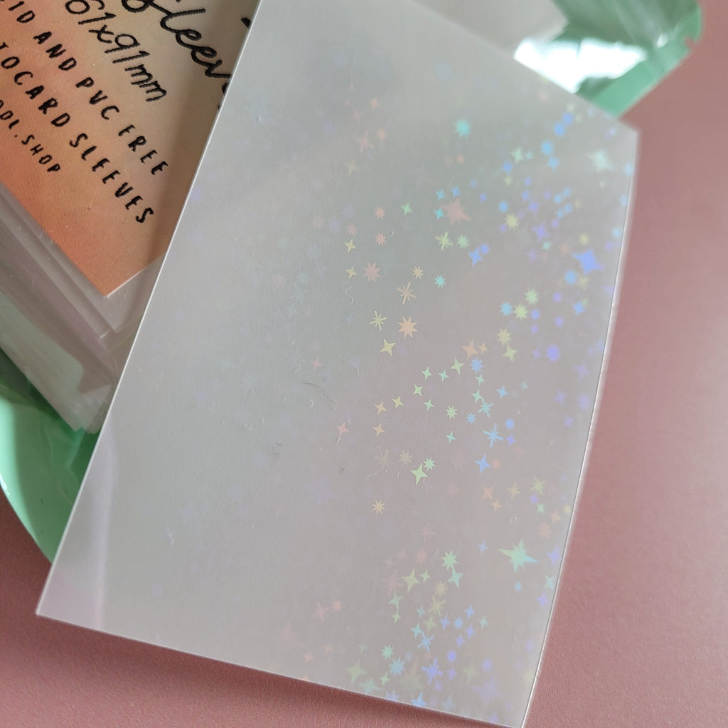 KPop Idol 50 Coloured Sleeves - Marshmallow Star Holo - KPop Idol