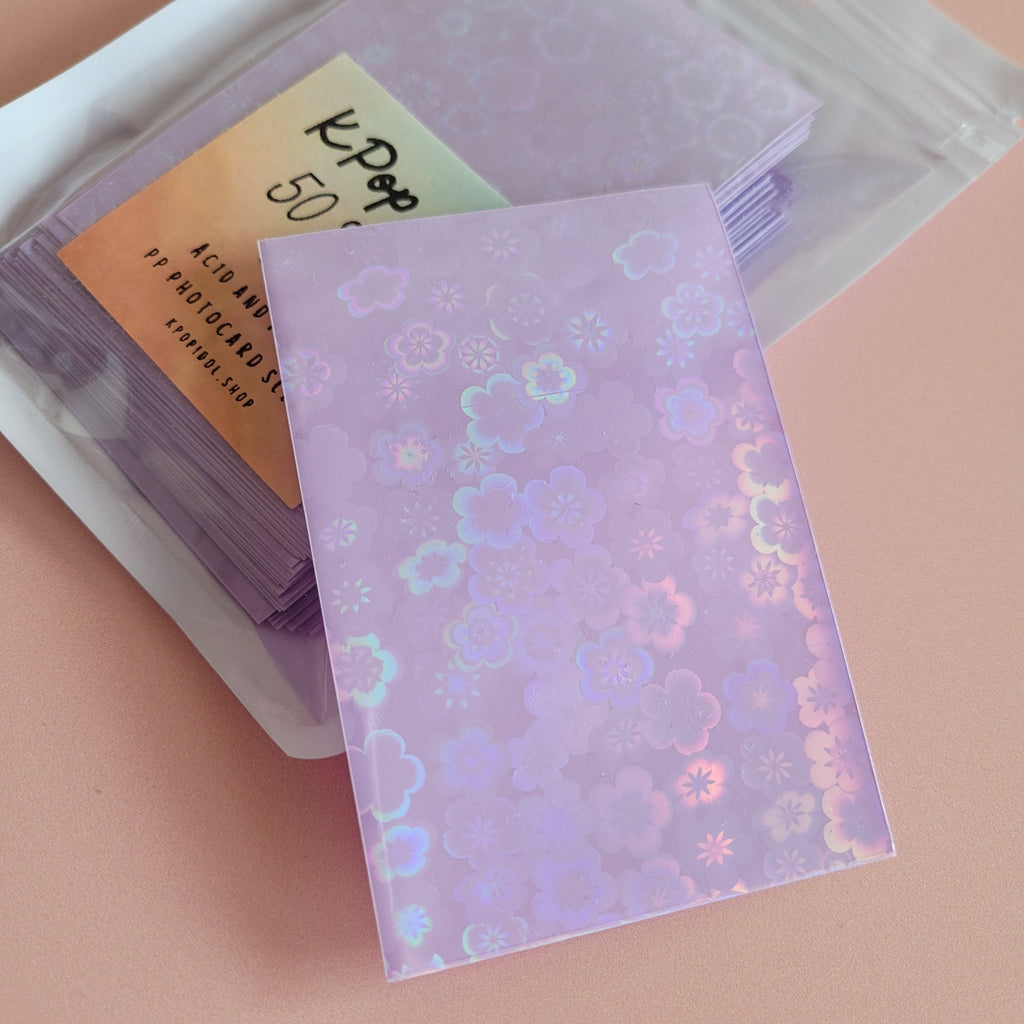 KPop Idol 50 Coloured Sleeves - Parma Violet Blossom - KPop Idol