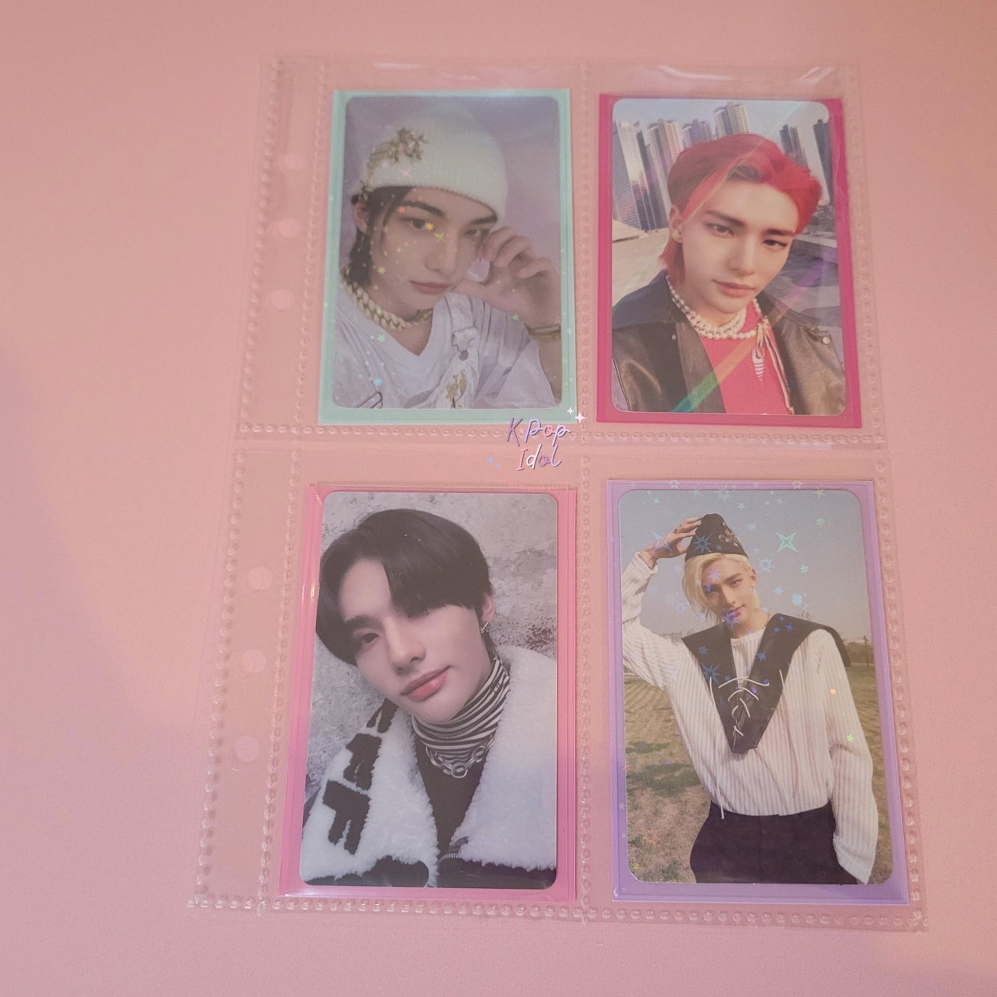 KPop Idol A5 Binder Inserts - double sided (10 pack) - KPop Idol