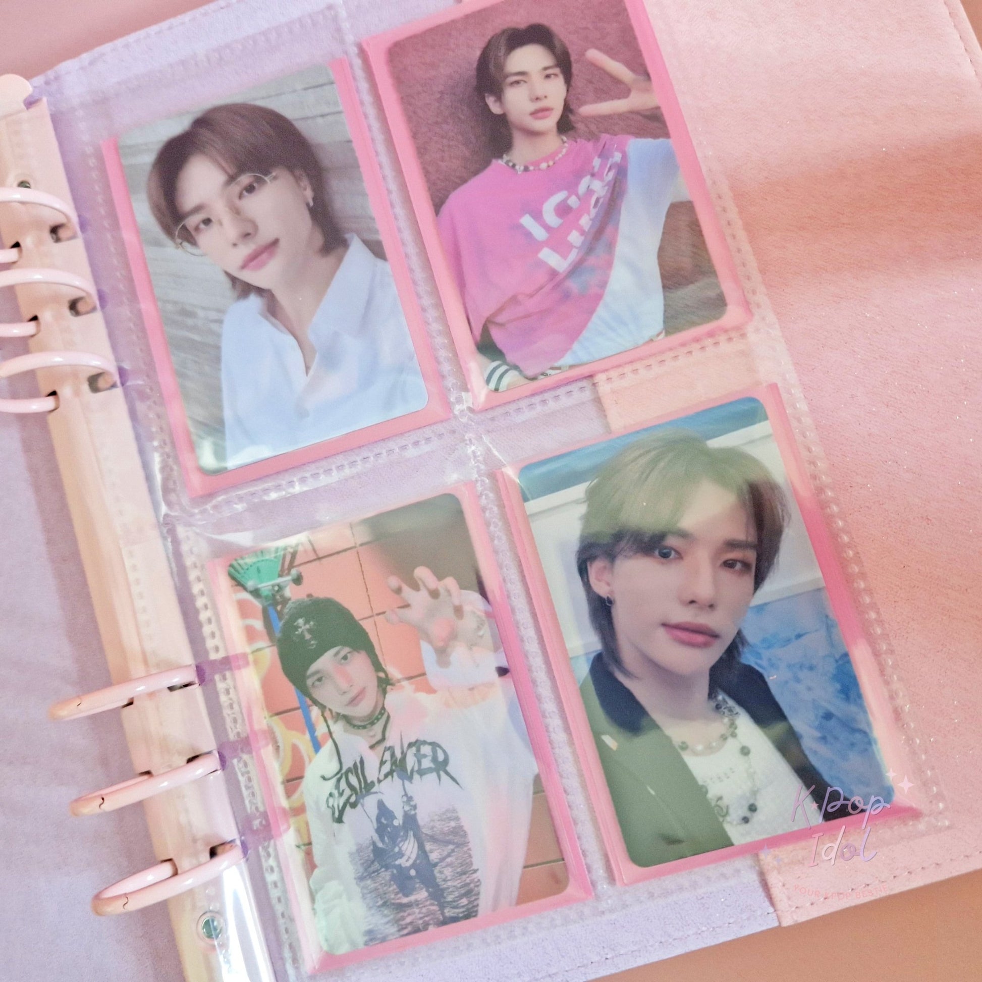 KPop Idol A5 Candy Coloured Glitter Binders - KPop Idol