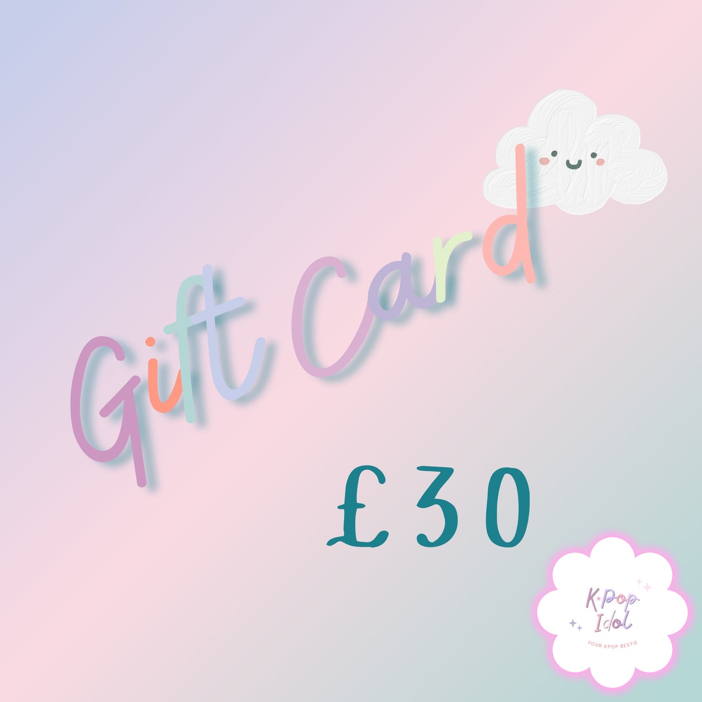 KPop Idol Gift Card - KPop Idol