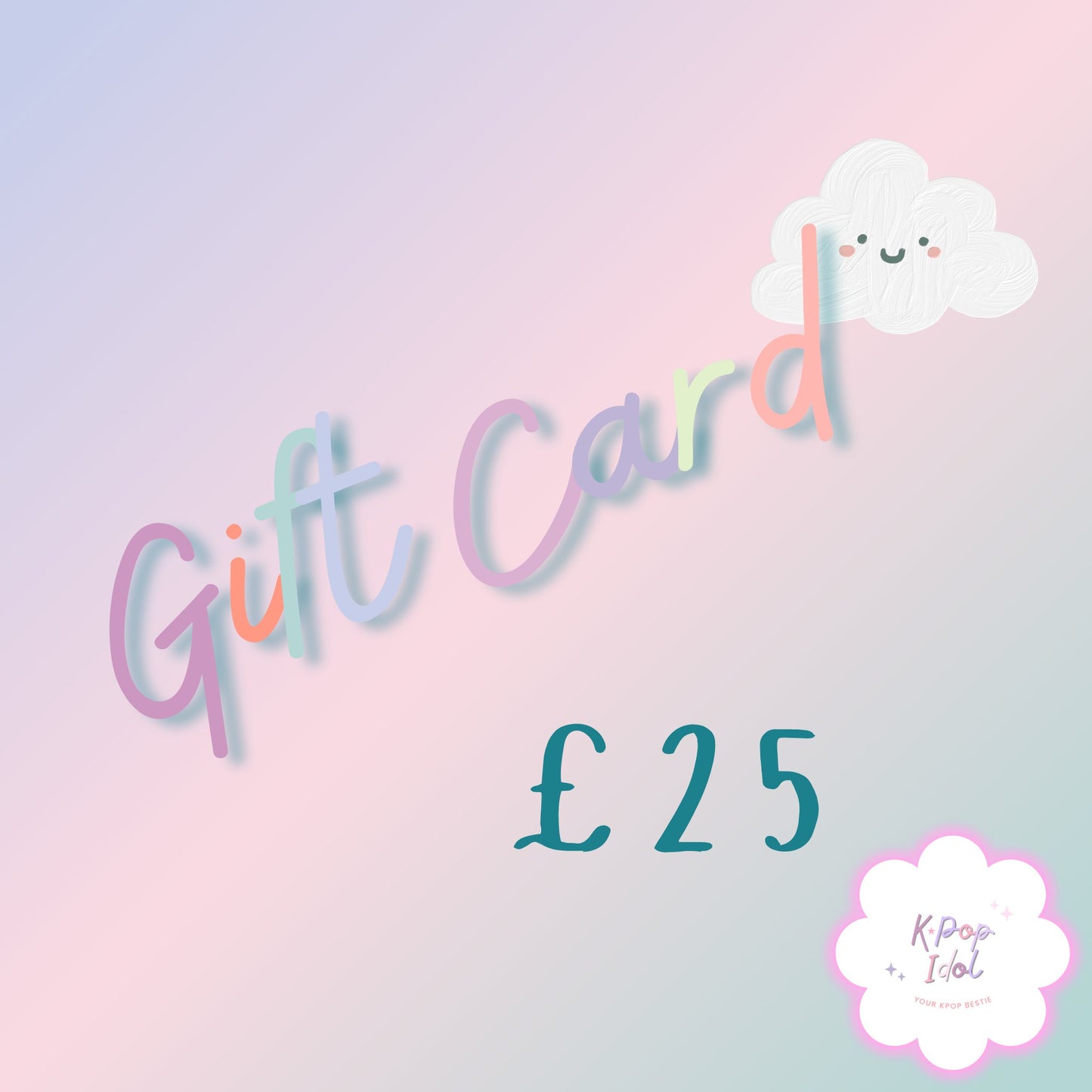 KPop Idol Gift Card - KPop Idol