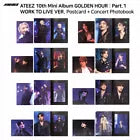 Ateez Golden Hour Pt.1 Work to Live Postcard and Mini Photobook (member choice)